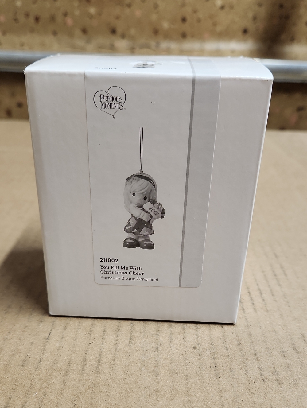 Precious Moments Porcelain Ornament - You Fill Me With Christmas Cheer (White)
